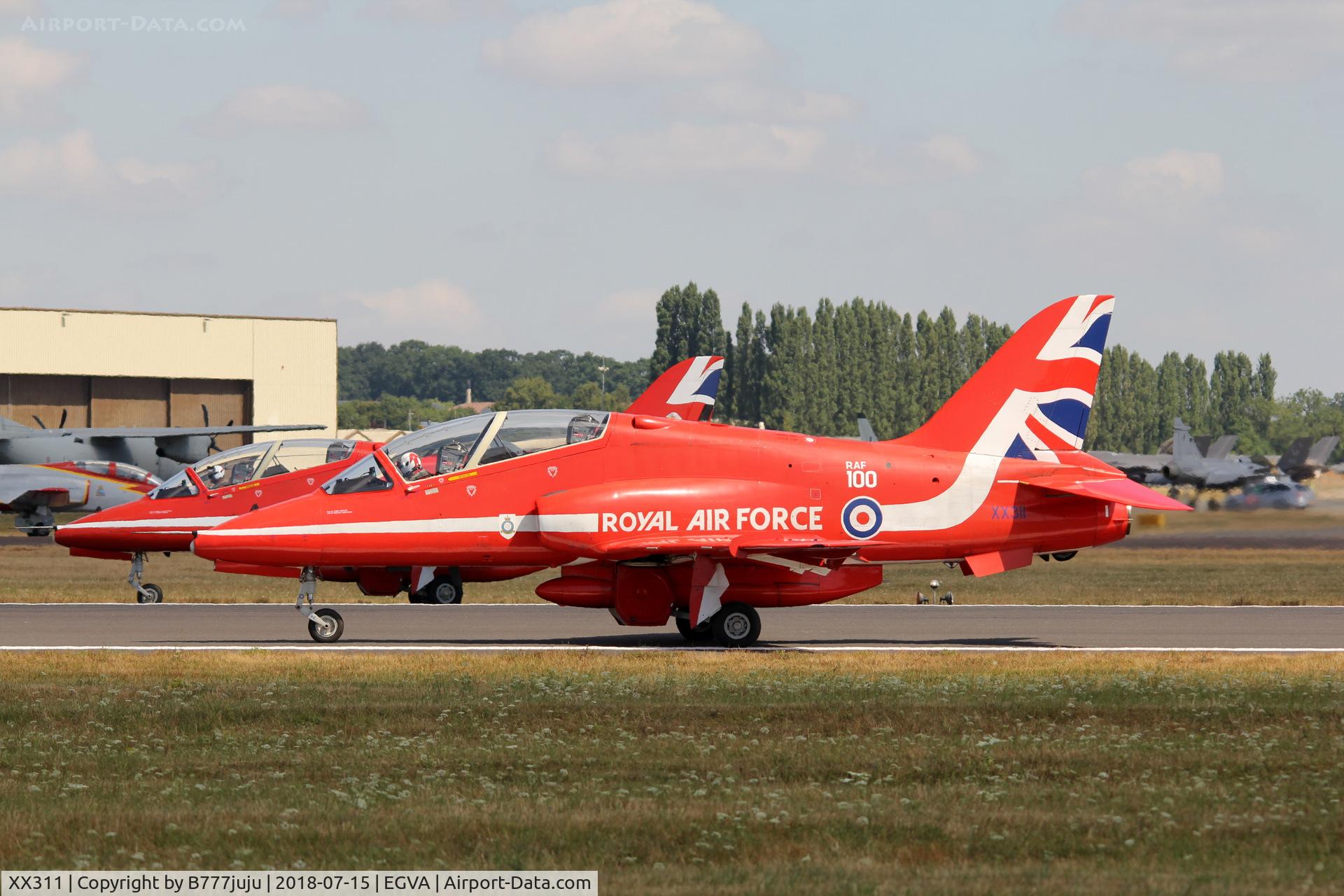 XX311, 1980 Hawker Siddeley Hawk T.1 C/N 147/312136, at TATOO 2018