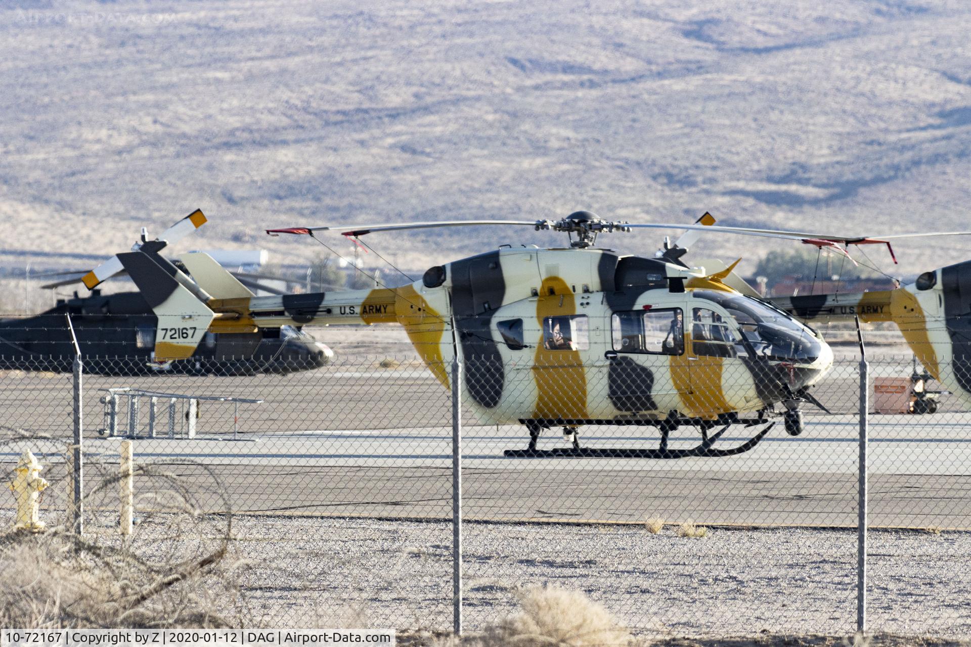 10-72167, Eurocopter UH-72 Lakota C/N 10-72167, UH-72 at Barstow/Daggett airport. ADSB AE1FB6