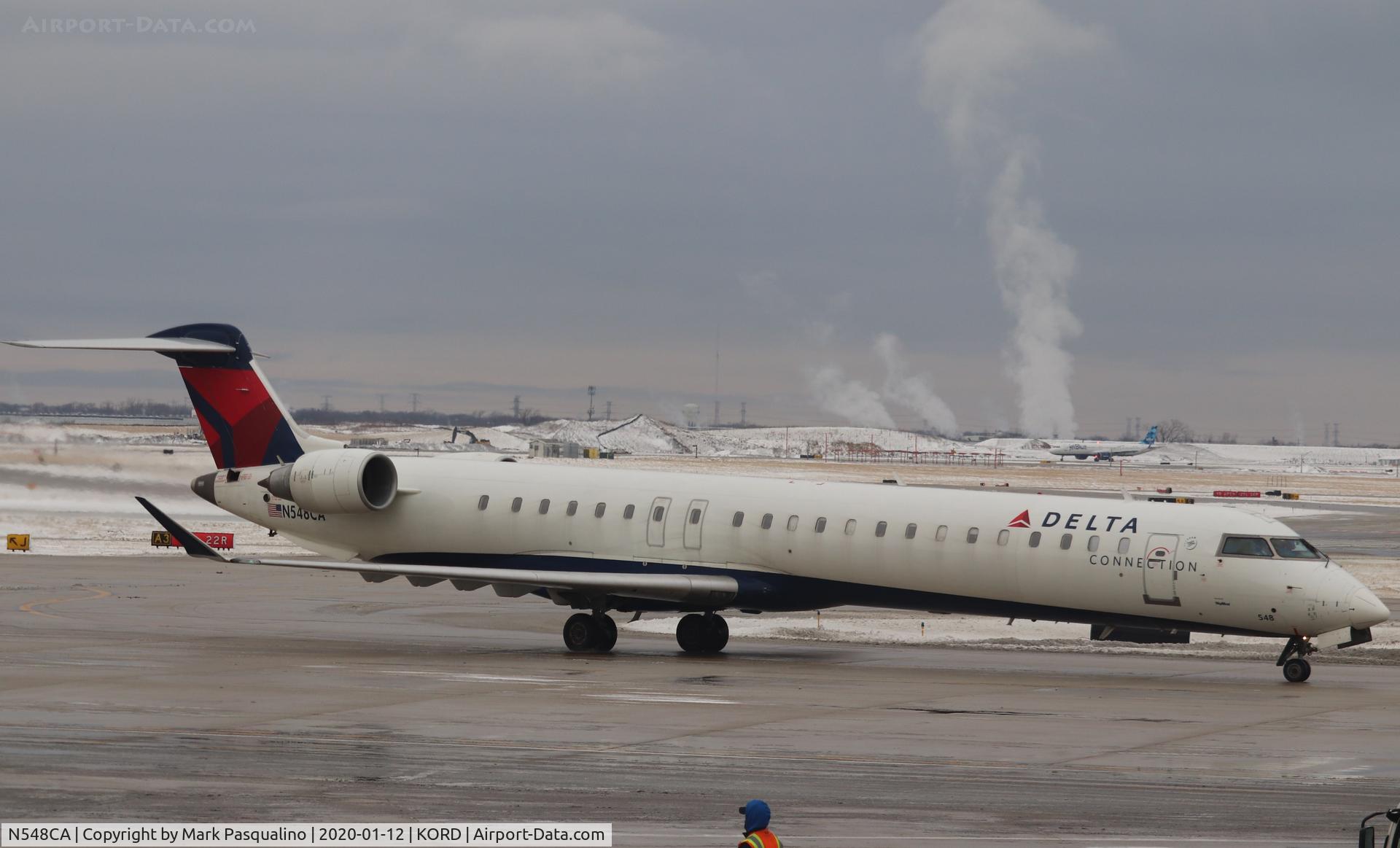 N548CA, 2008 Bombardier CRJ-900ER (CL-600-2D24) C/N 15159, CL-600-2D24
