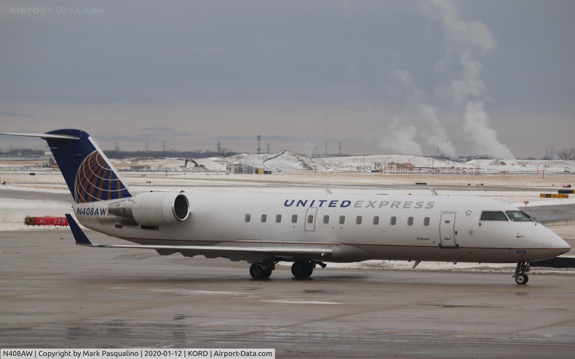 N408AW, 2001 Bombardier CRJ-200LR (CL-600-2B19) C/N 7568, CL-600-2B19