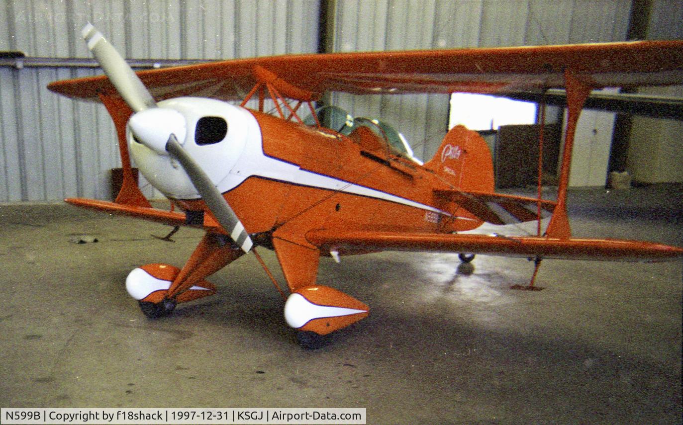 N599B, 1974 Pitts S-1S Special C/N 7-0002, Parked at St. Augustine 1997