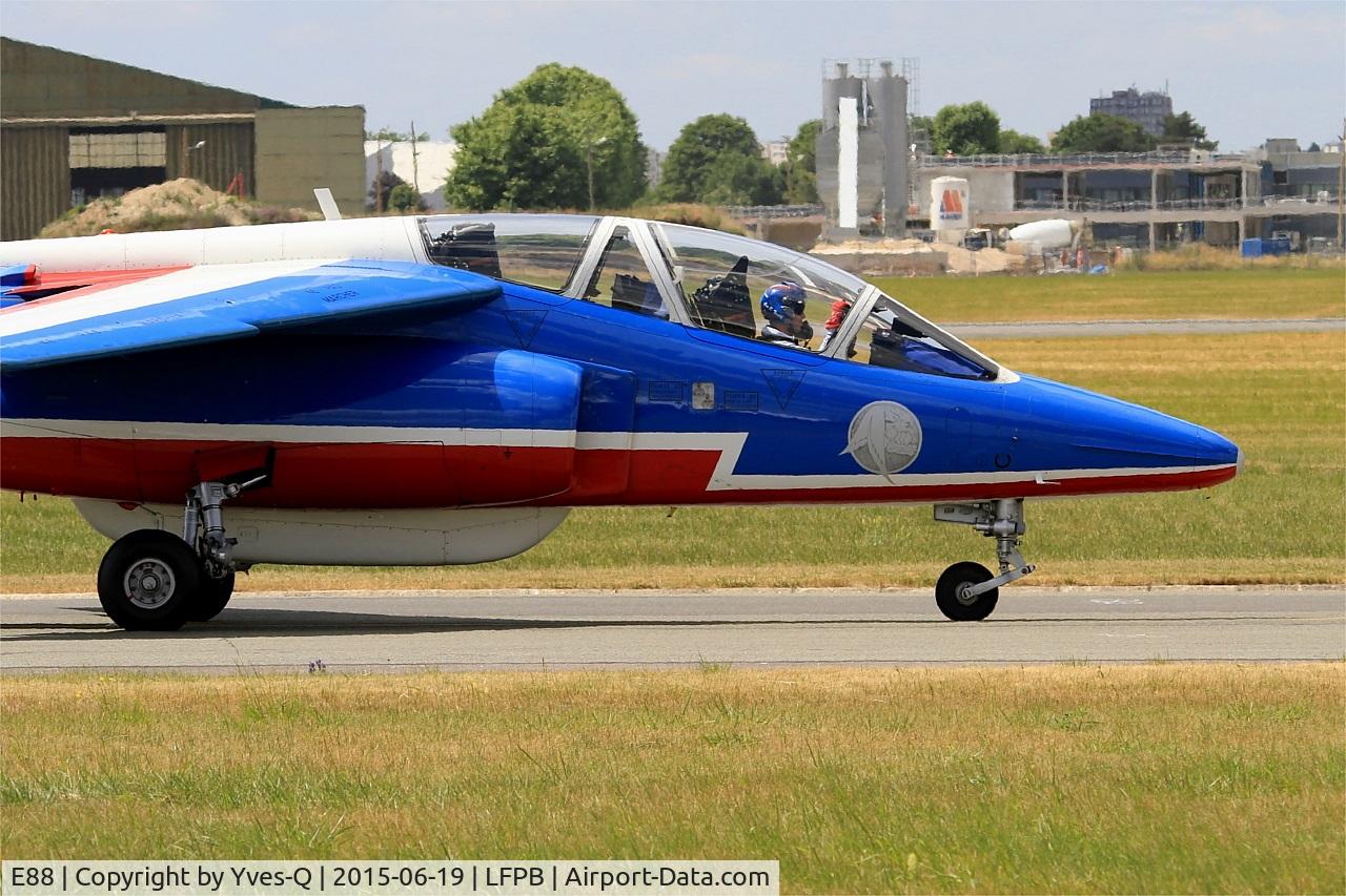 E88, Dassault-Dornier Alpha Jet E C/N E88, Dassault-Dornier Alpha Jet E (F-TELL), Athos 03 of Patrouille De France 2015, Paris-Le Bourget (LFPB-LBG) Air Show 2015