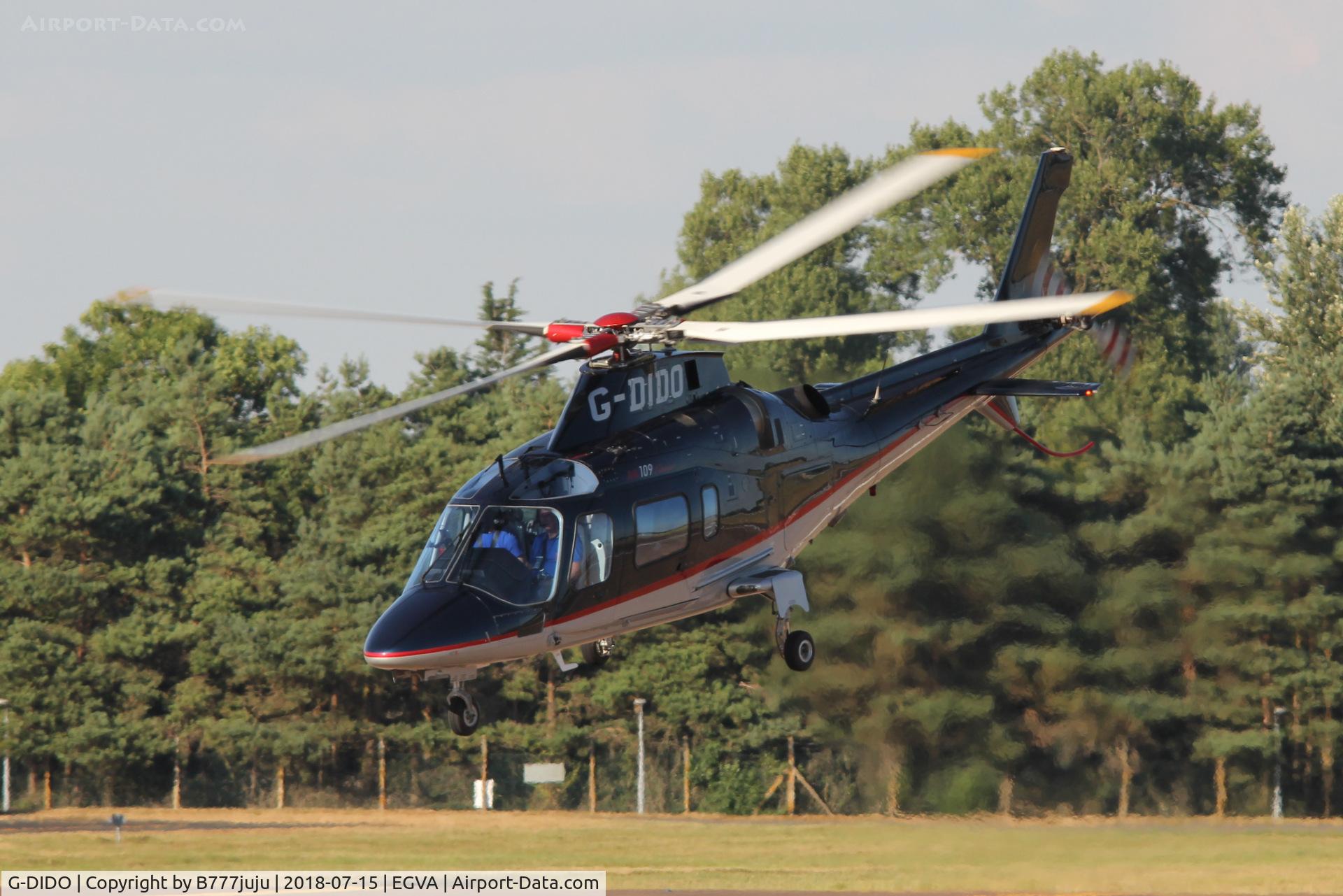 G-DIDO, 2004 Agusta A-109E Power C/N 11617, at TATOO 2018