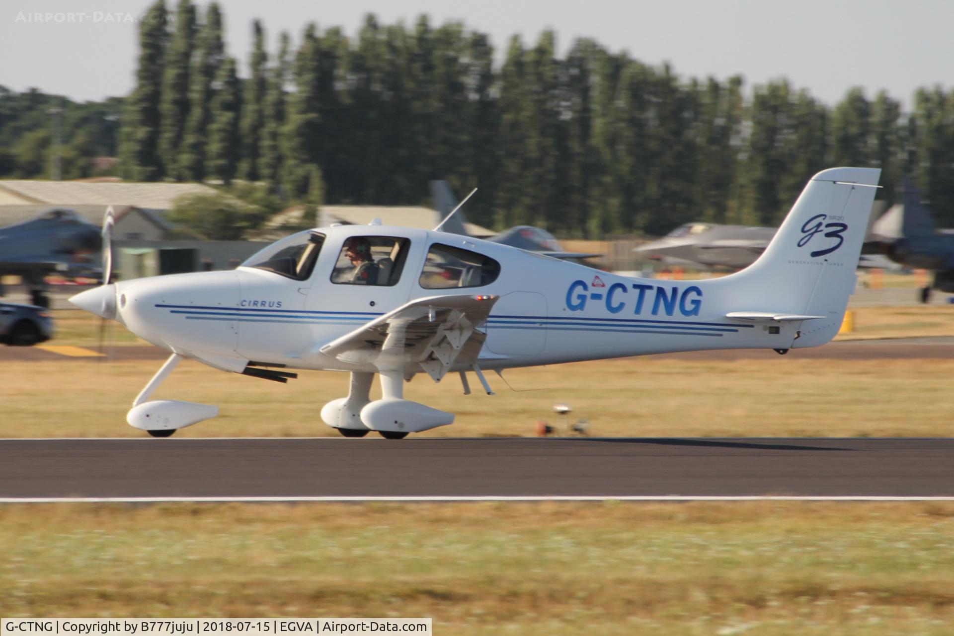 G-CTNG, 2008 Cirrus SR20 C/N 2012, at TATOO 2018
