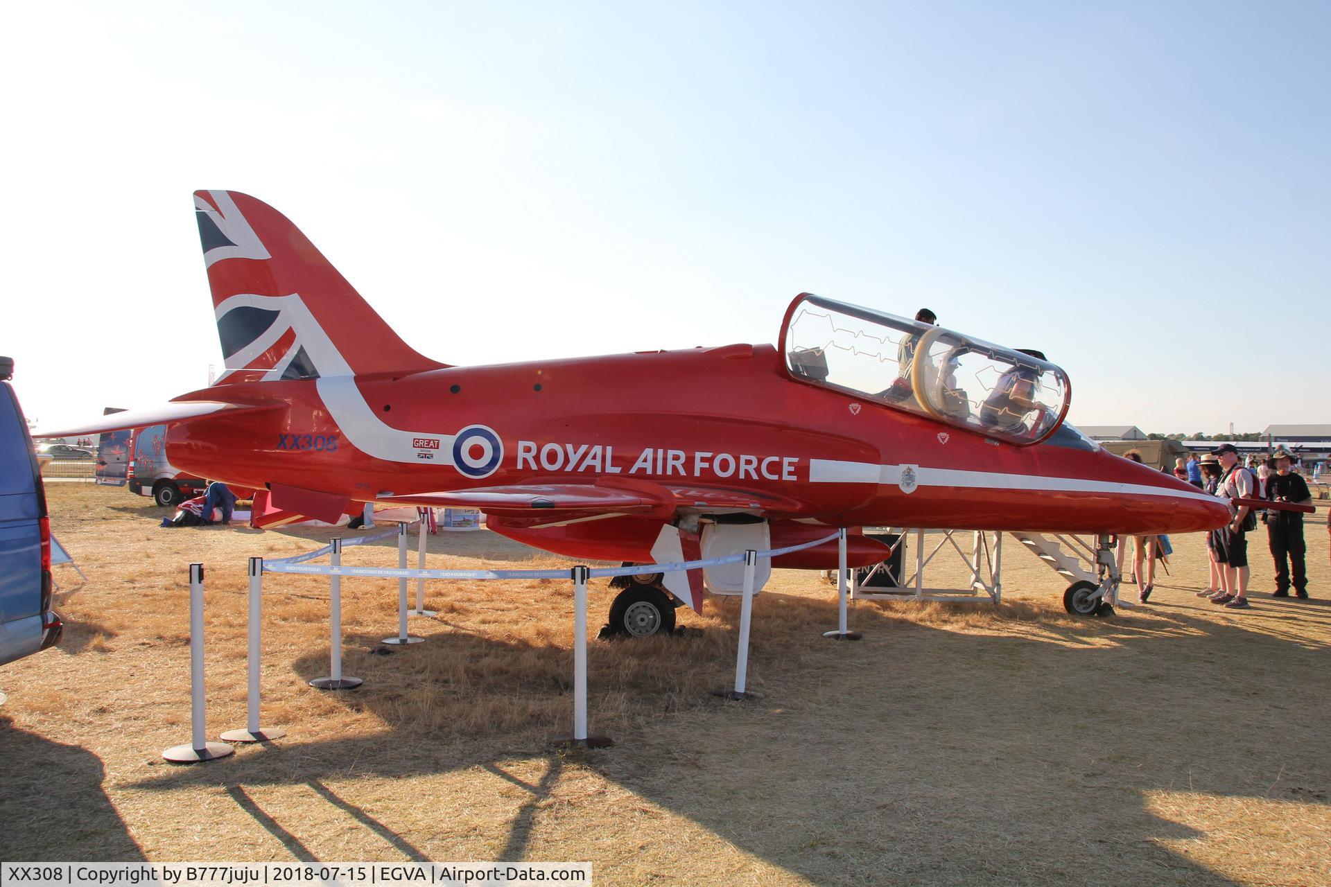 XX308, 1980 Hawker Siddeley Hawk T.1 C/N 143/312133, at TATOO 2018