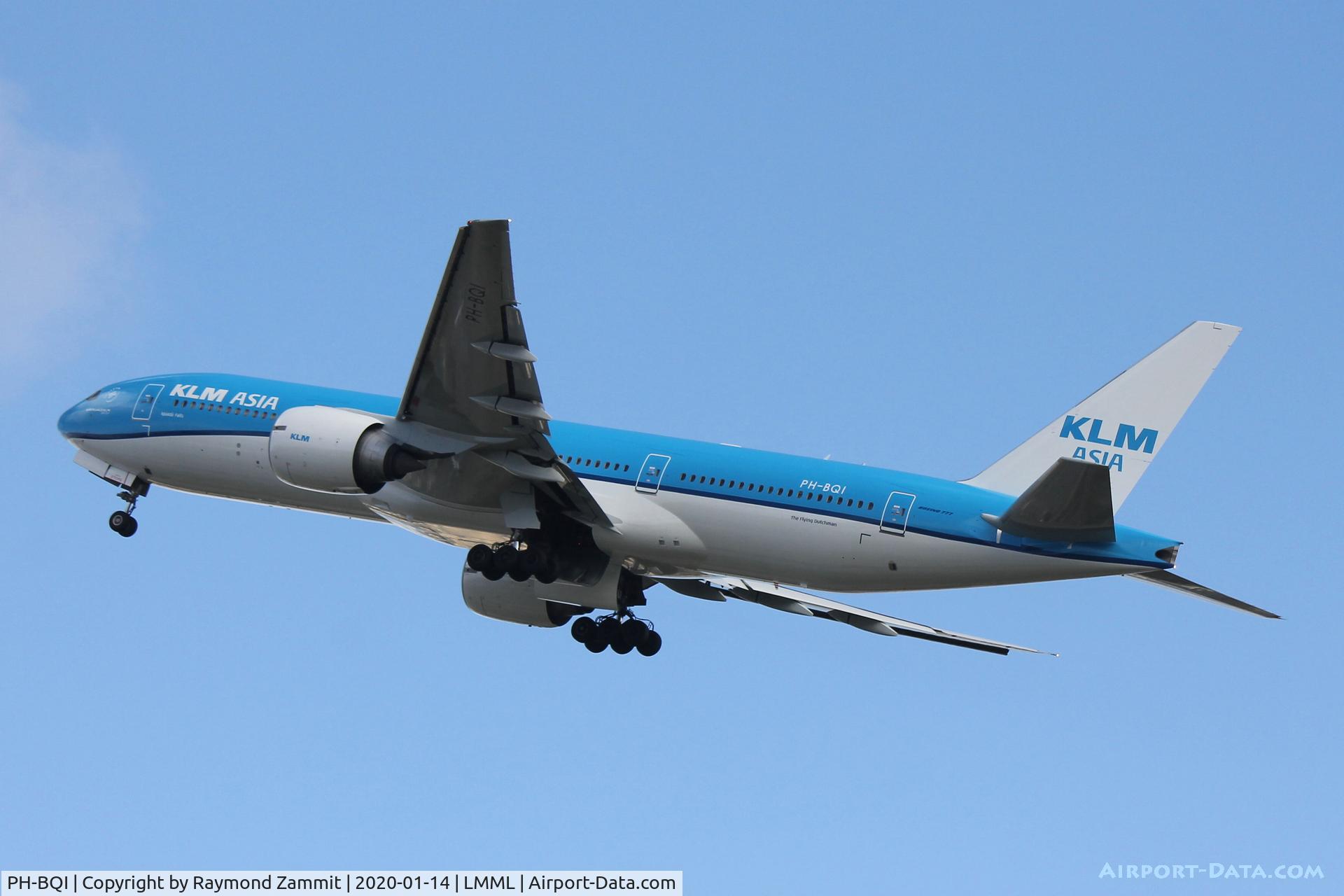 PH-BQI, 2004 Boeing 777-206/ER C/N 33714, B777 PH-BQI KLM Asia