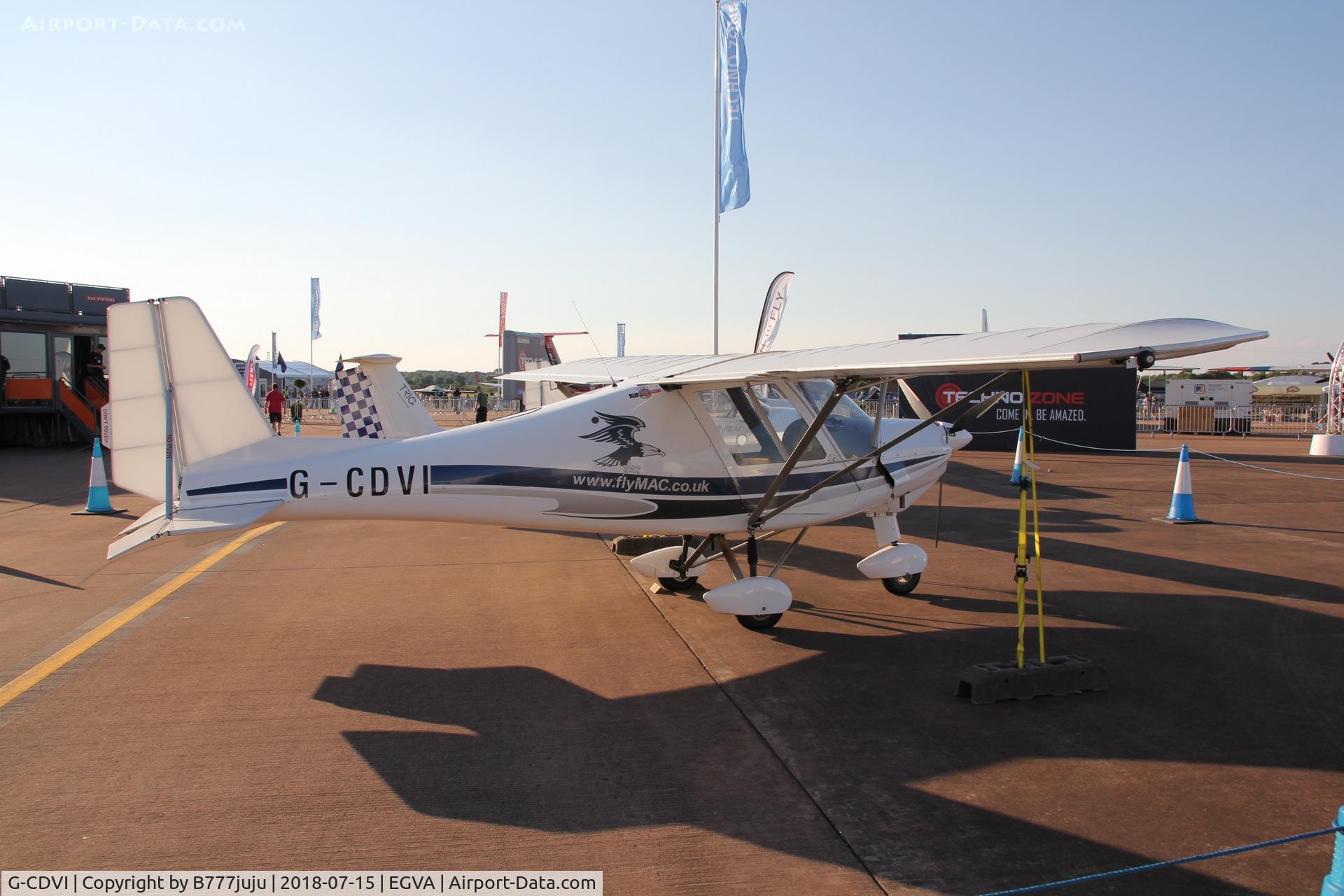 G-CDVI, 2006 Comco Ikarus C42 FB80 C/N 0602-6794, at TATOO 2018