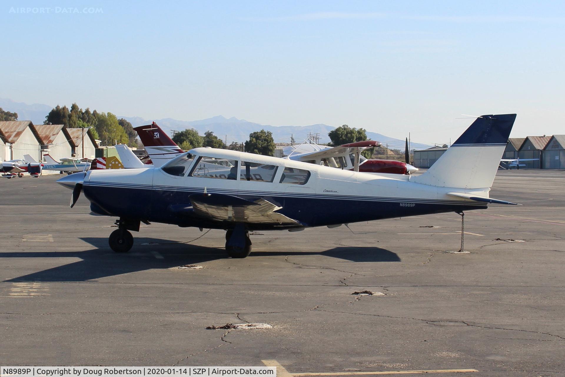 N8989P, 1966 Piper PA-24-260 Comanche B C/N 24-4450, 1966 PIPER PA-24-260B COMANCHE B, Lycoming IO-540-N1D4A5 260 Hp, on Transient Ramp