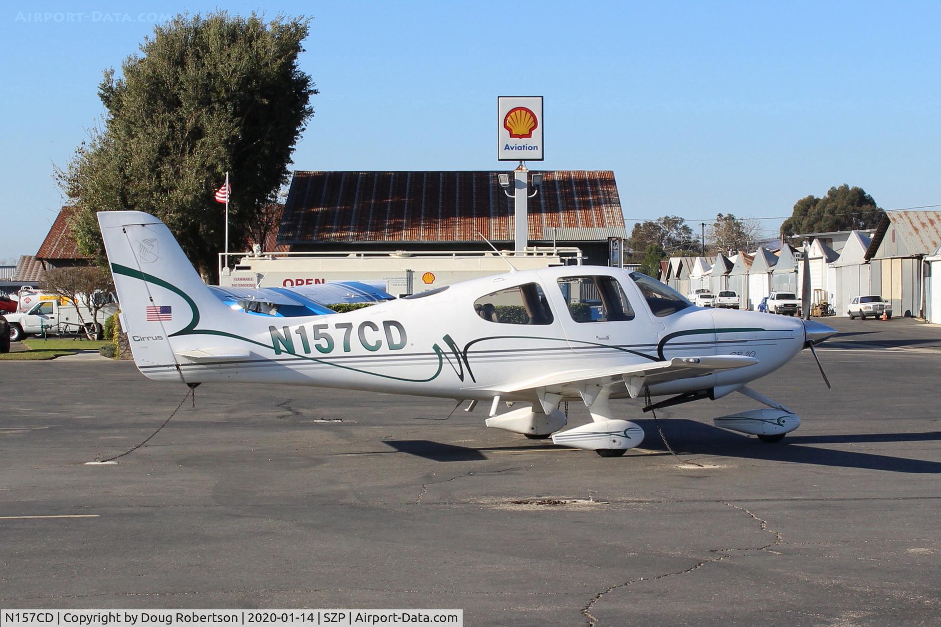 N157CD, 2000 Cirrus SR20 C/N 1061, 2000 CIRRUS SR20, Continental IO-360-ES 200 Hp, on Transient Ramp