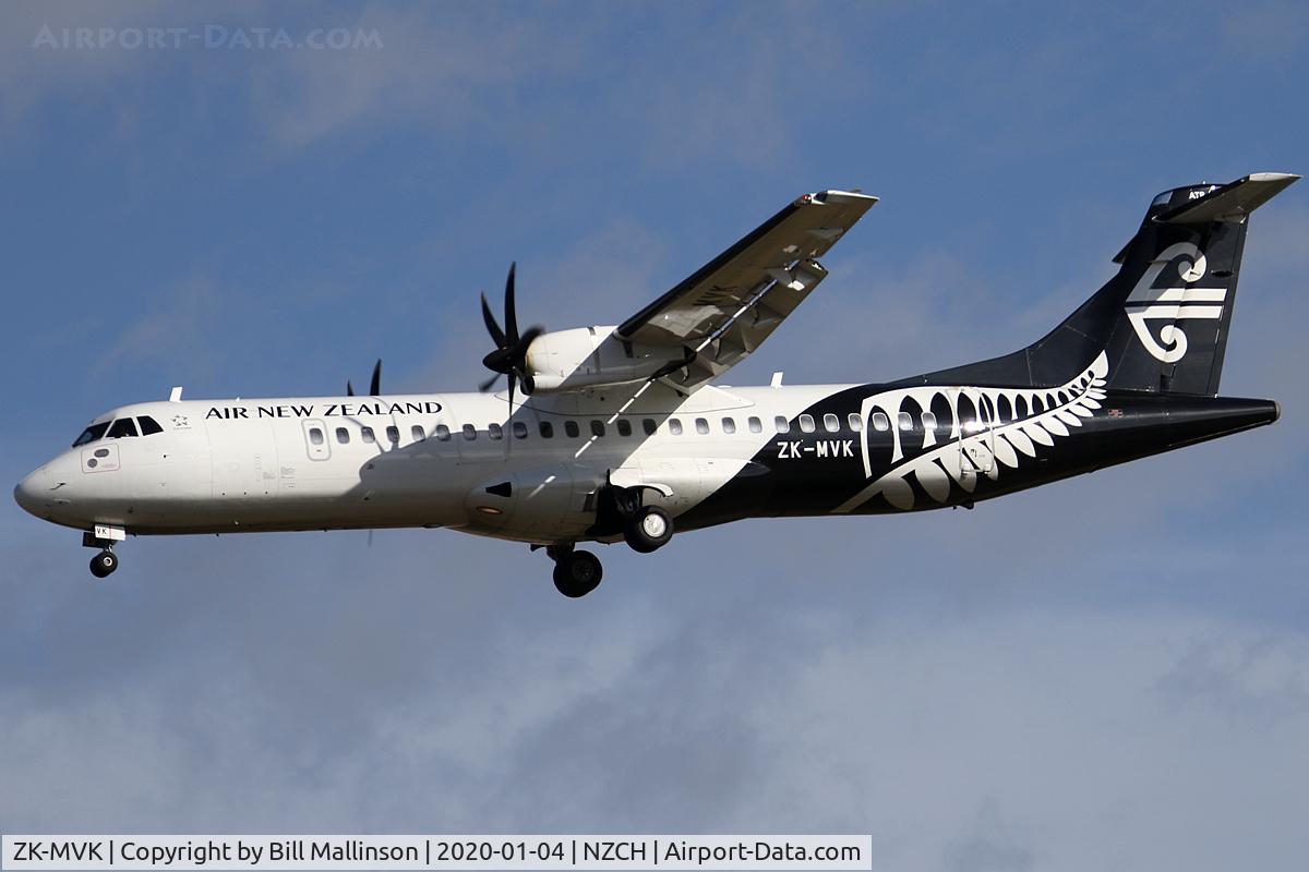ZK-MVK, 2016 ATR 72-600 (72-212A) C/N 1330, from PMR