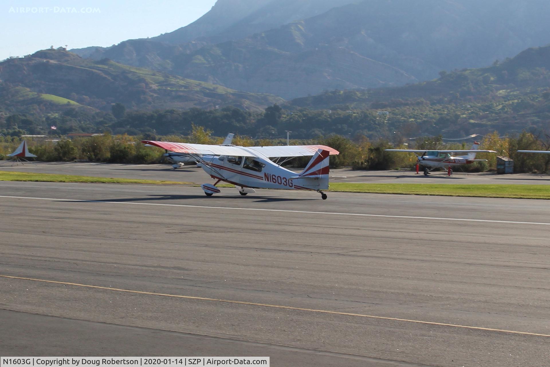 N1603G, 1968 Champion 7ECA Citabria C/N 609, 1968 CHAMPION 7ECA CITABRIA, Lycoming O&VO-360 180 Hp, landing roll Rwy 04