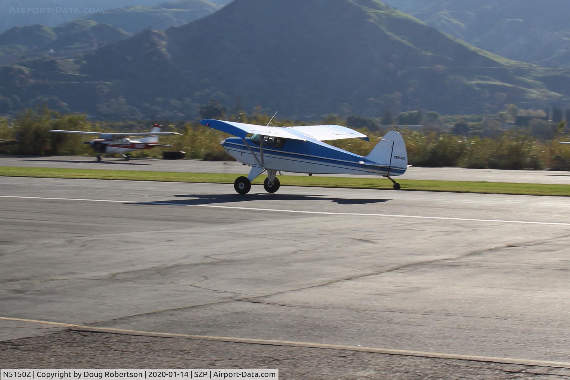 N5150Z, 1961 Piper PA-22-108 Colt C/N 22-8800, 1961 PIPER PA-22-108 COLT, Lycoming O-235-C1B 108 Hp, takeoff roll Rwy 04