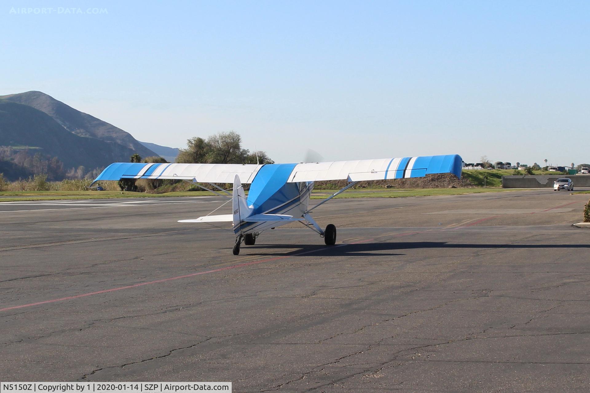 N5150Z, 1961 Piper PA-22-108 Colt C/N 22-8800, 1961 PIPER PA-22-108 COLT, Lycoming O-235-C1B 108 Hp, taxi to Rwy 04