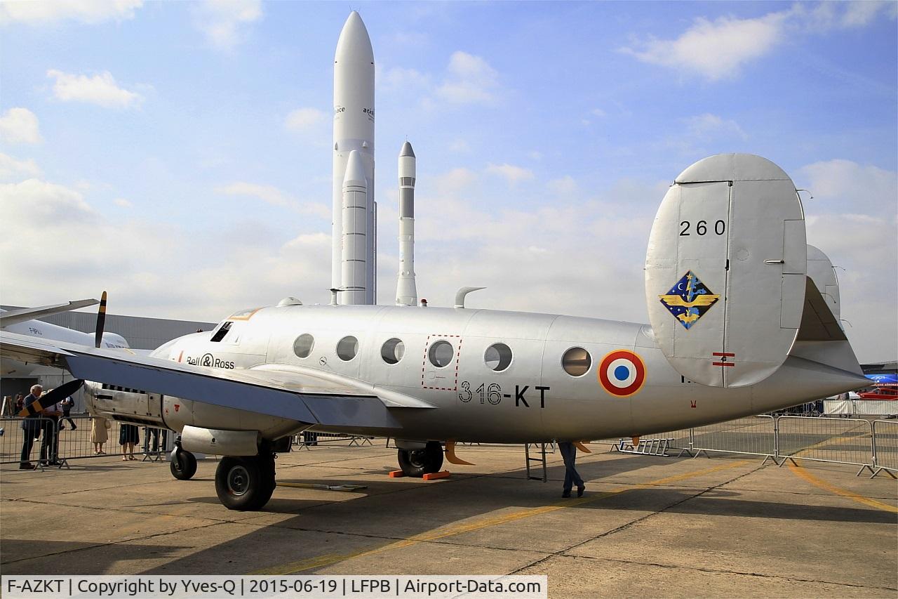F-AZKT, 1954 Dassault MD-311 Flamant C/N 260, Dassault MD-311 Flamant, Static display, Paris-Le Bourget (LFPB-LBG) Air show 2015