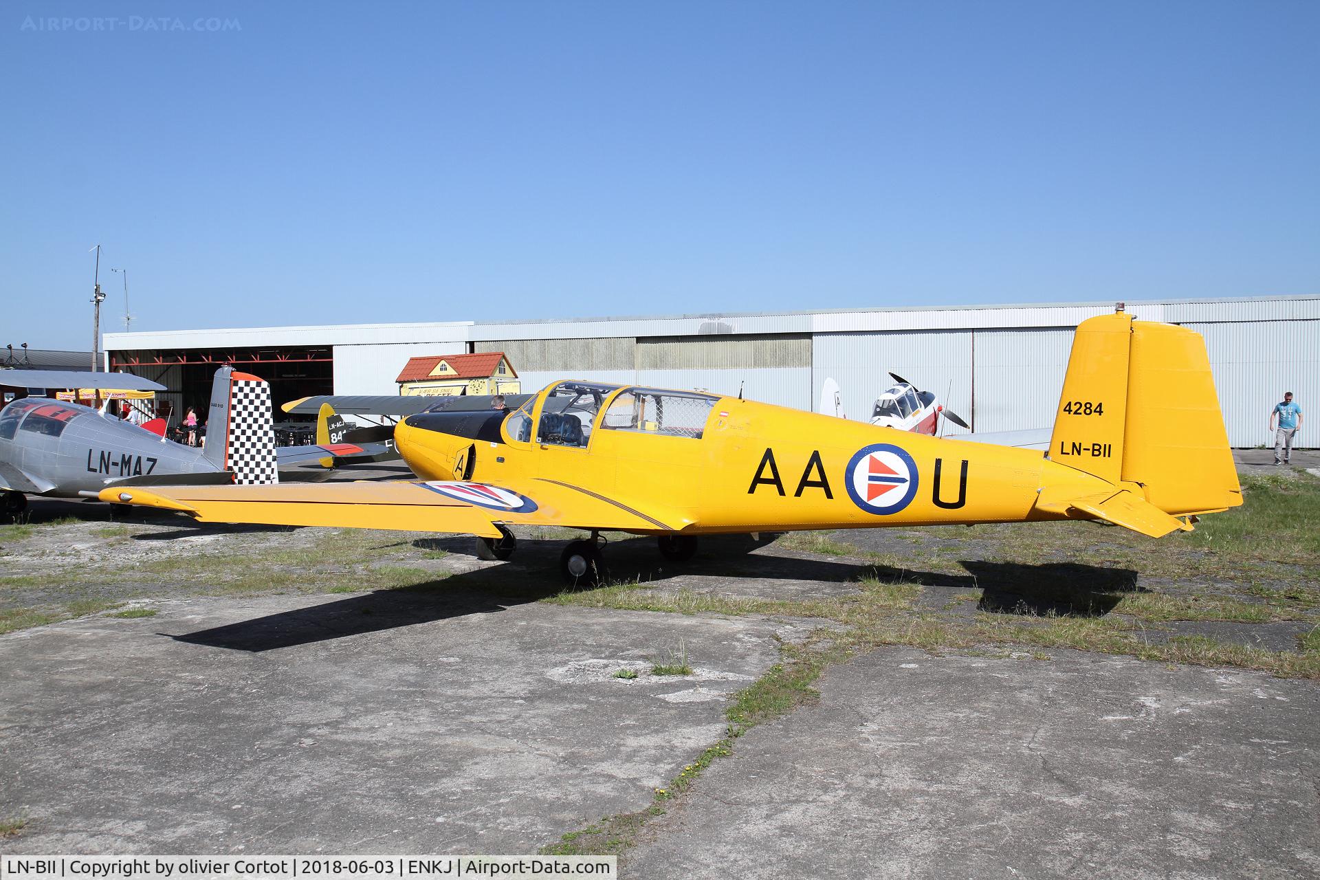 LN-BII, 1953 Saab 91B Safir C/N 91-284, Kjeller airshow