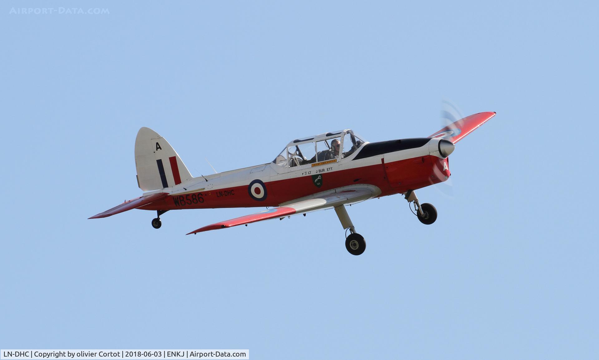 LN-DHC, 1950 De Havilland DHC-1 Chipmunk T.10 C/N C1/0038, Kjeller airshow