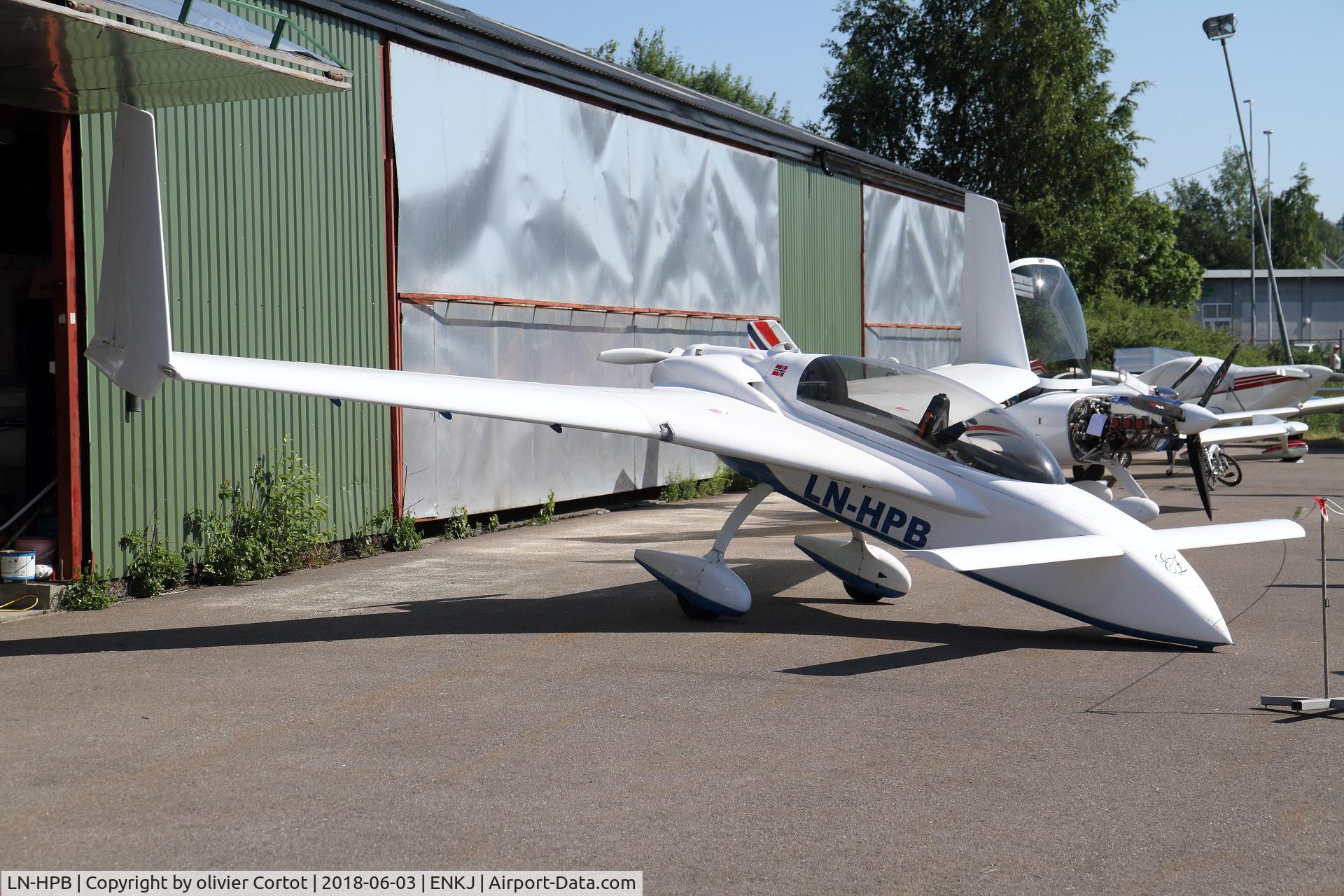 LN-HPB, Rutan Long-EZ C/N 0190, Kjeller airfield