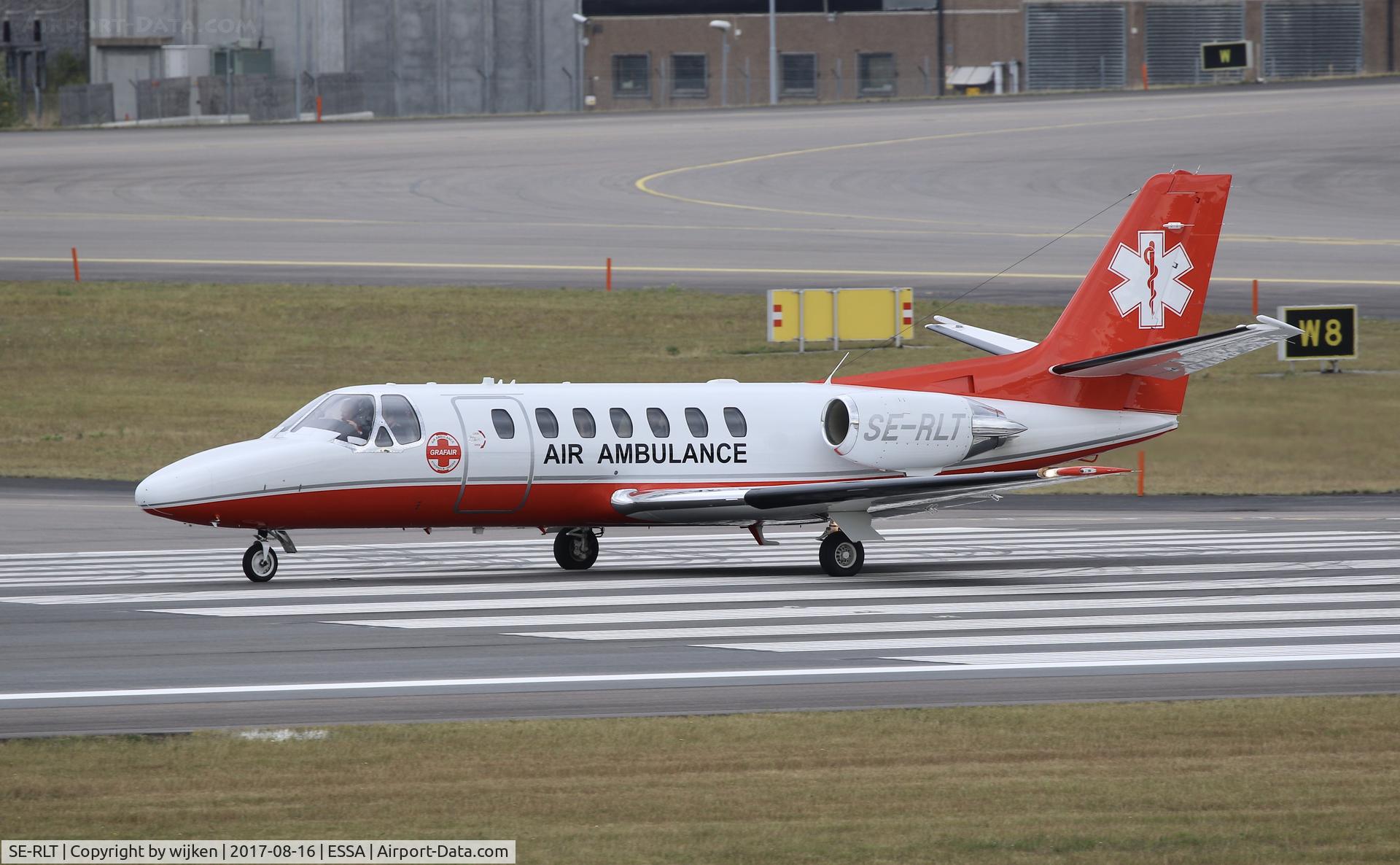 SE-RLT, 1997 Cessna 560 Citation Ultra C/N 5600417, air ambulance
