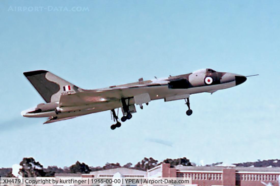 XH479, 1958 Avro Vulcan B.1A C/N PS30, Avro Vulcan B.1A RAF serial XH 479 Battle of Britain anniversary Pearce 1965.
