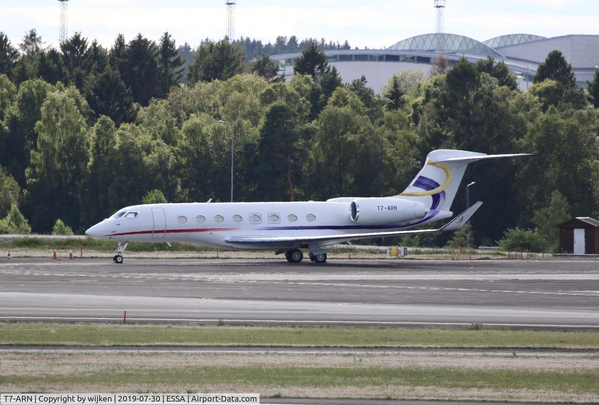 T7-ARN, 2015 Gulfstream Aerospace G650 (G-VI) C/N 6143, Sorry for the heat haze