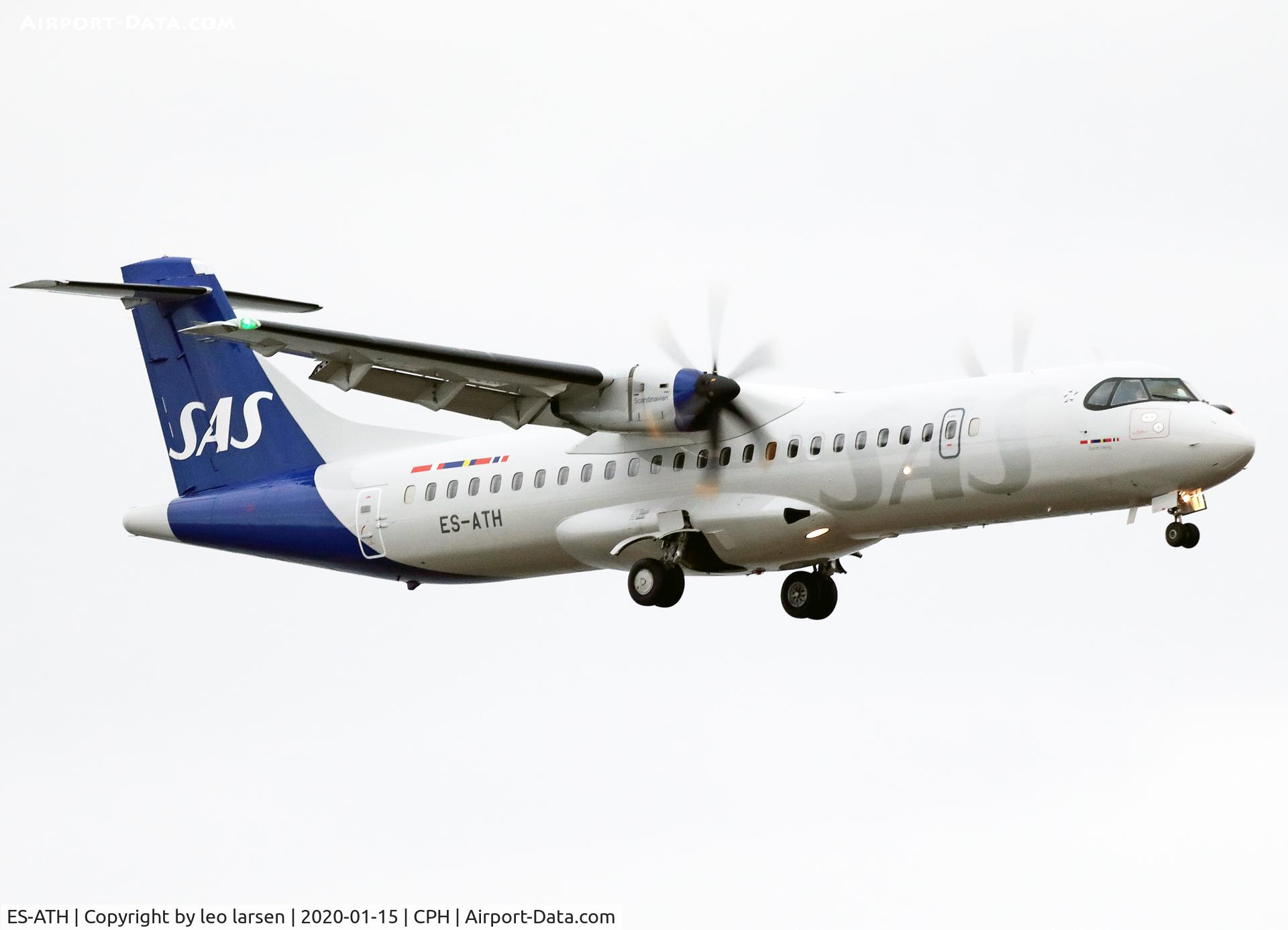 ES-ATH, 2012 ATR 72-600 (72-212A) C/N 1064, Copenhagen 15.1.2020