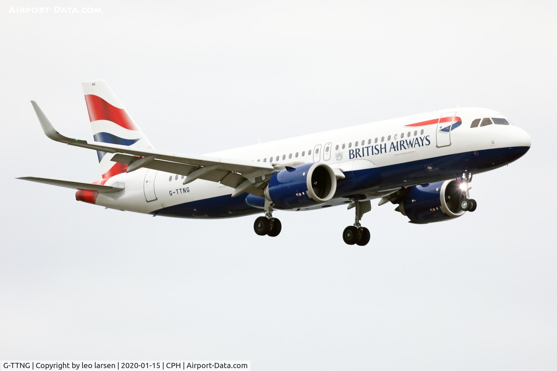 G-TTNG, 2018 Airbus A320-251N C/N 8431, Copenhagen 15.1.2020