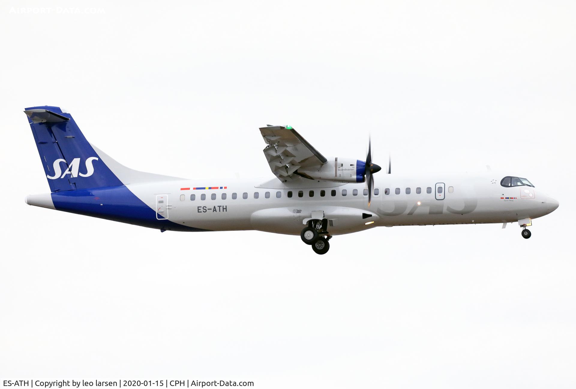 ES-ATH, 2012 ATR 72-600 (72-212A) C/N 1064, Copenhagen 15.1.2020