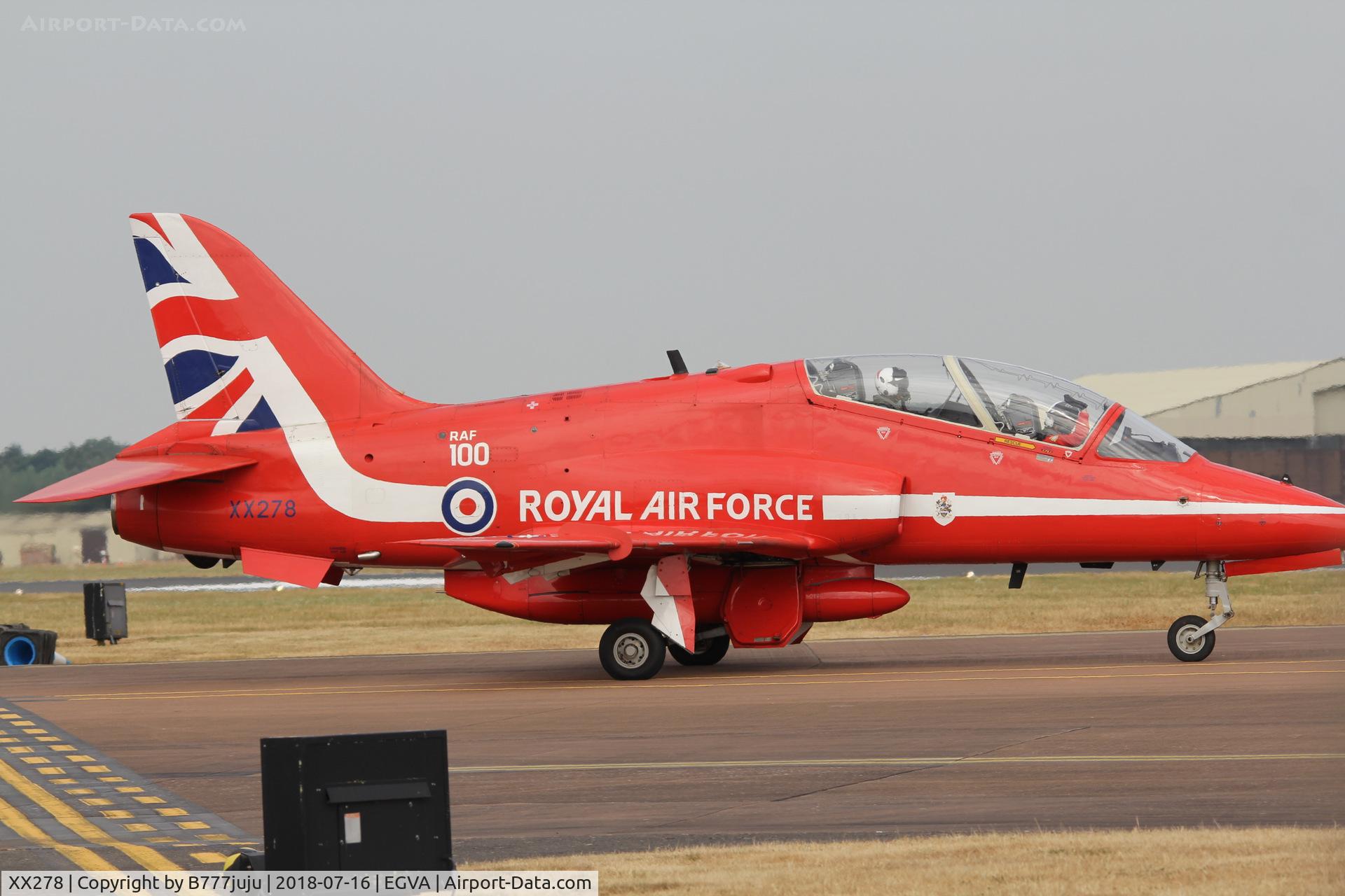 XX278, 1978 Hawker Siddeley Hawk T.1A C/N 103/312103, at TATOO 2018