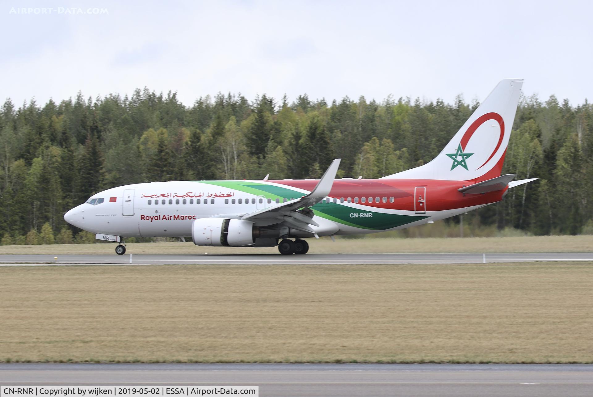 CN-RNR, 2000 Boeing 737-7B6 C/N 28986, New livery