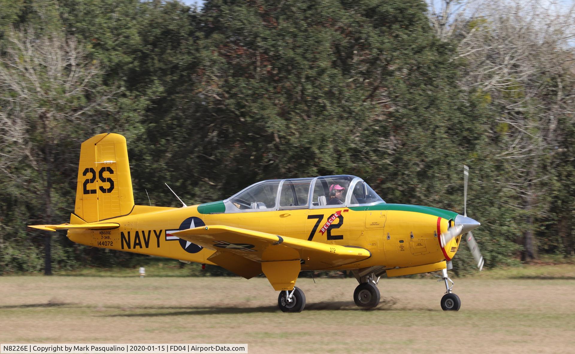 N8226E, 1957 Beech D-45 Mentor C/N BG-379, Beech T-34B