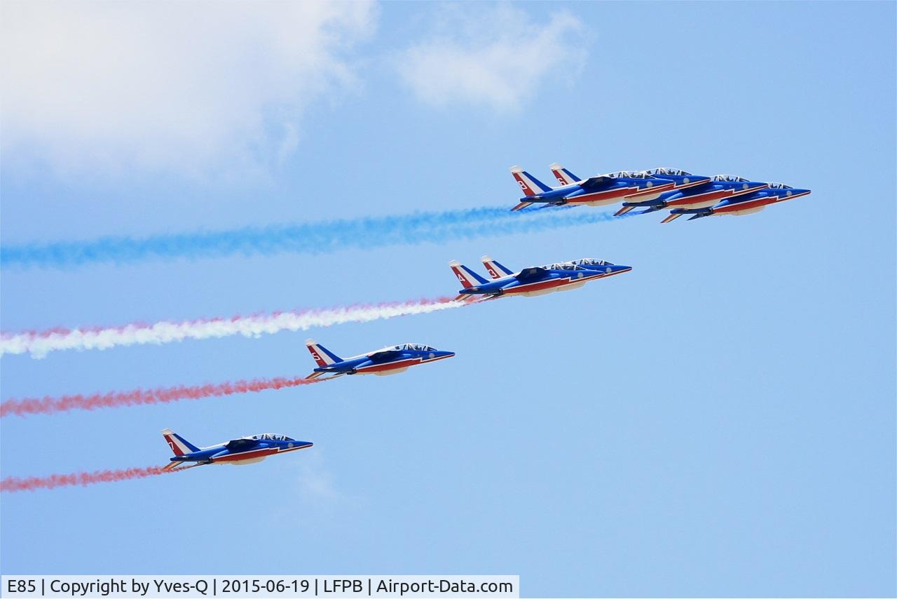 E85, Dassault-Dornier Alpha Jet E C/N E85, Dassault-Dornier Alpha Jet E (F-UGFF), Athos 08 of Patrouille de France 2015, Paris-Le Bourget (LFPB-LBG) Air show 2015