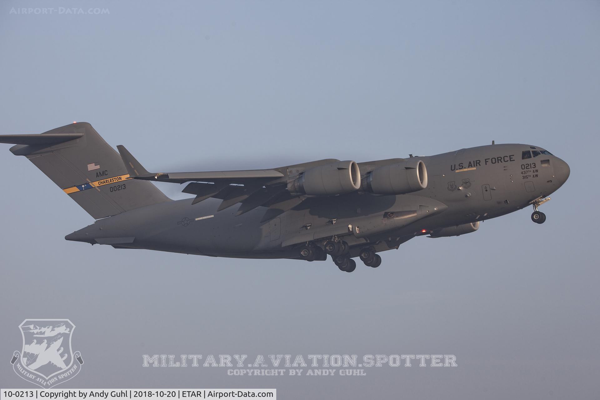 10-0213, 2010 Boeing C-17A Globemaster III C/N 50242, Foggy morning
