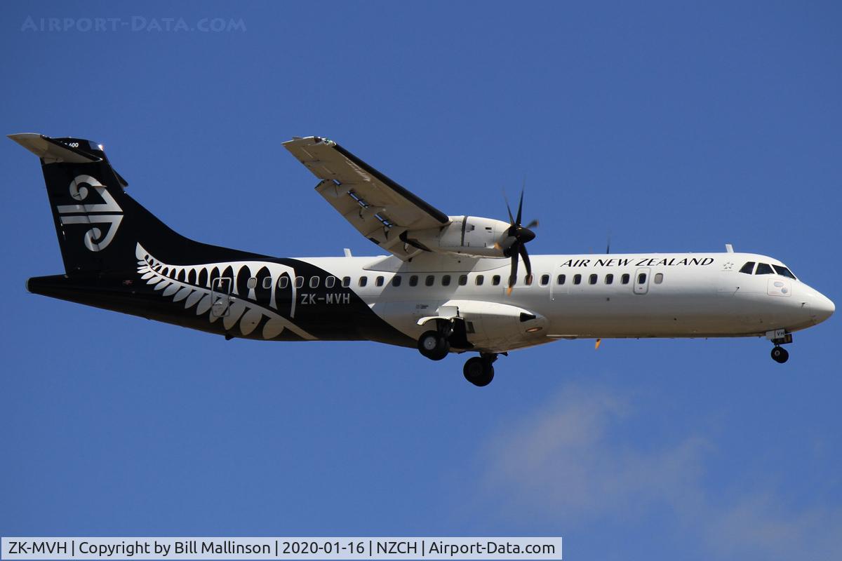 ZK-MVH, 2015 ATR 72-212A C/N 1304, in from DUD