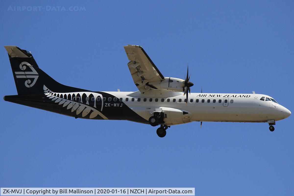 ZK-MVJ, 2016 ATR 72-600 (72-212A) C/N 1319, from WLG