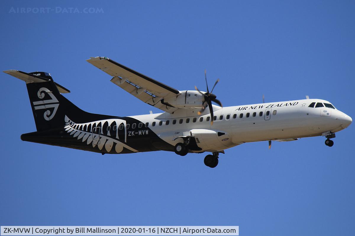 ZK-MVW, 2018 ATR 72-600 C/N 1525, from NSN