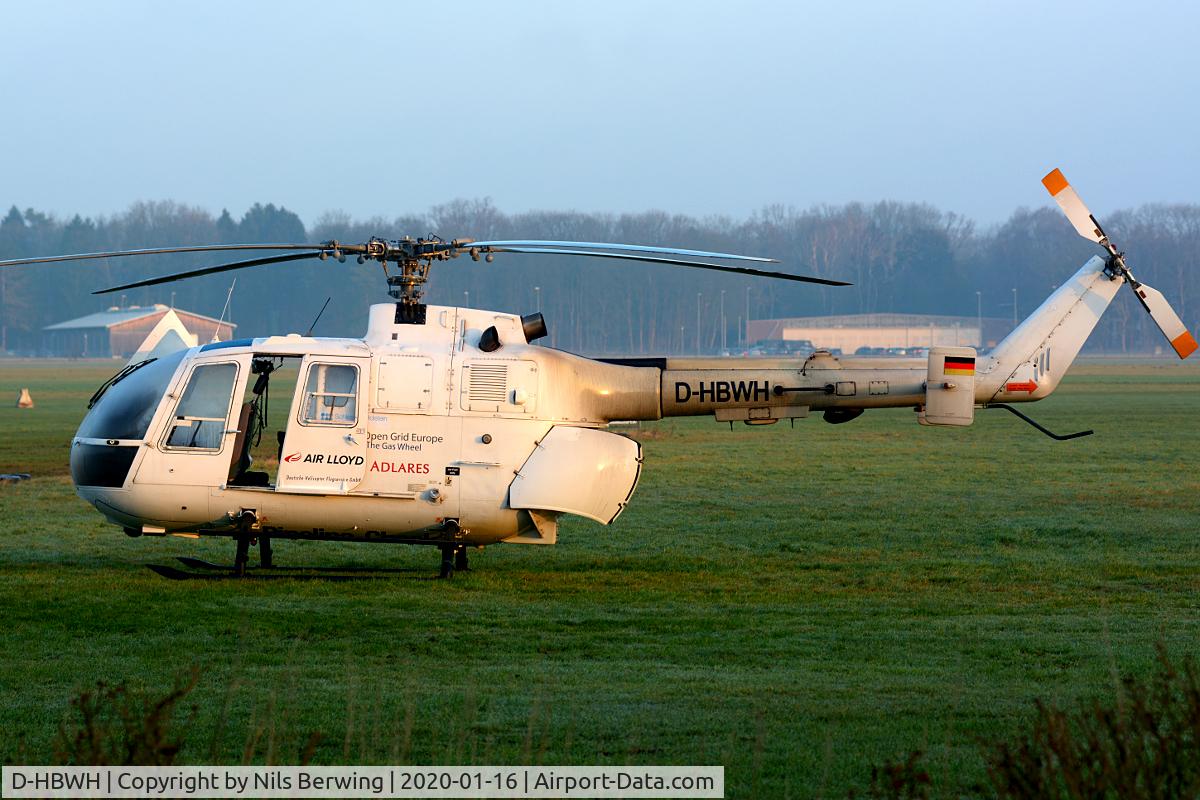 D-HBWH, 1997 MBB Bo-105CBS-5 C/N S-929, D-HBWH at Uetersen EDHE