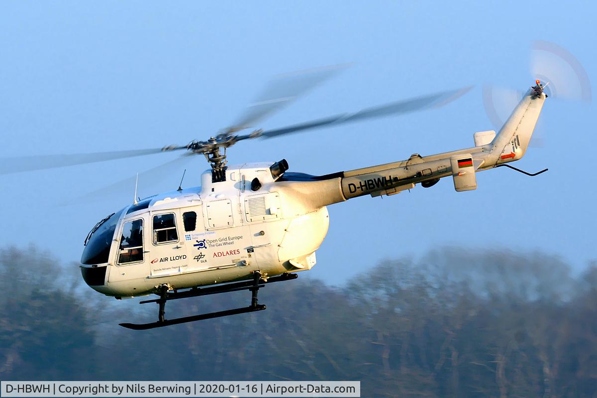 D-HBWH, 1997 MBB Bo-105CBS-5 C/N S-929, D-HBWH at Uetersen EDH