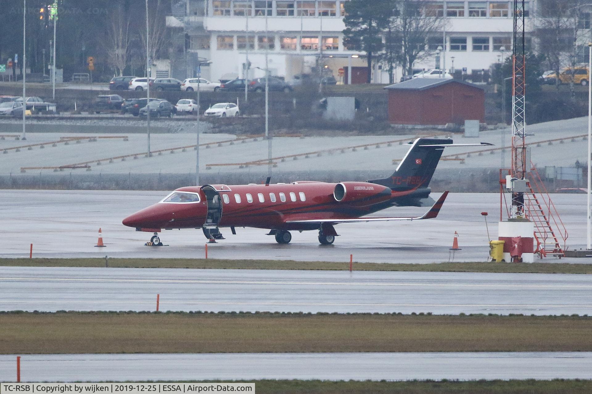 TC-RSB, 2006 Learjet 45 C/N 45-294, Rare visitor