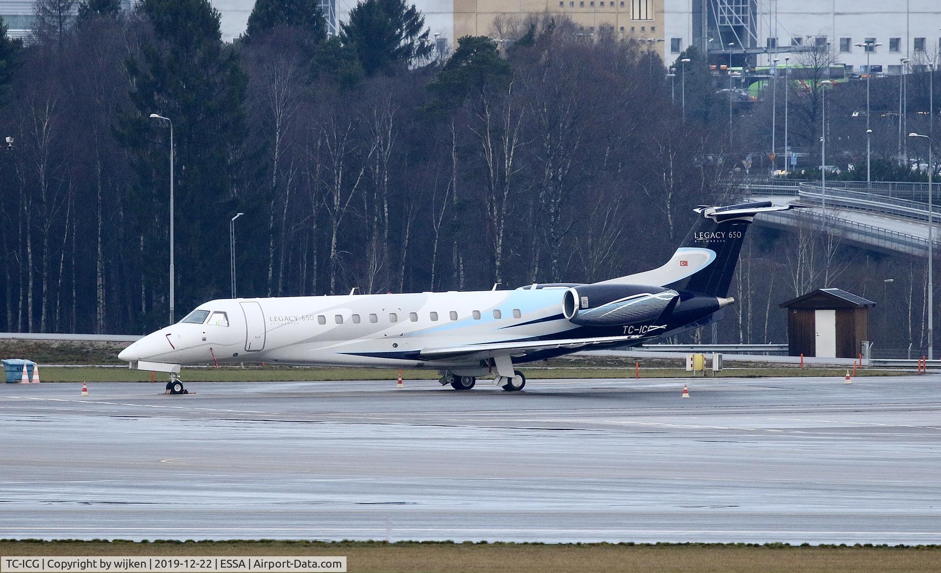 TC-ICG, 2012 Embraer EMB-135BJ Legacy 650 C/N 14501148, Ramp M
