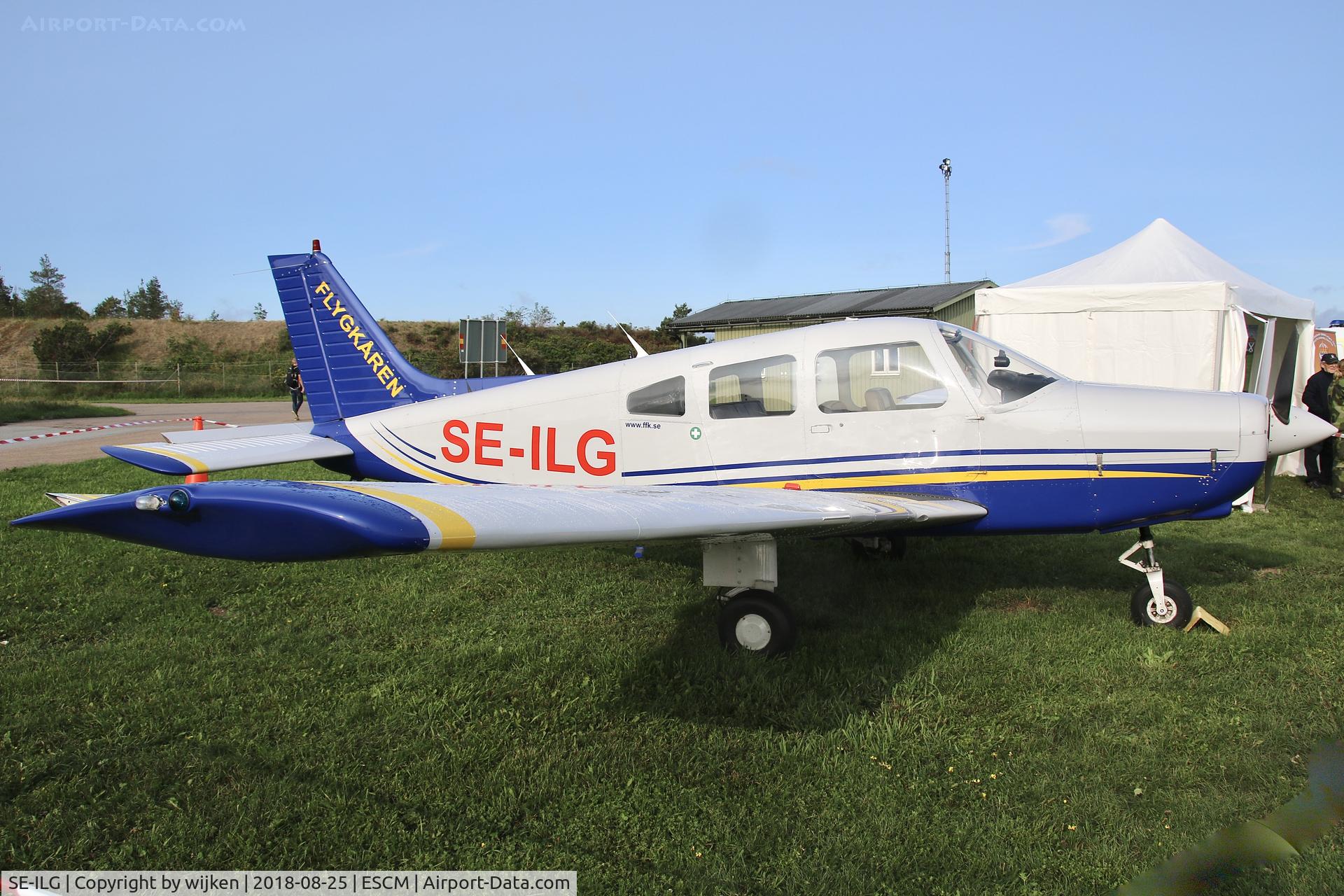 SE-ILG, 1982 Piper PA-28-161 Warrior II C/N 28-8216224, On display