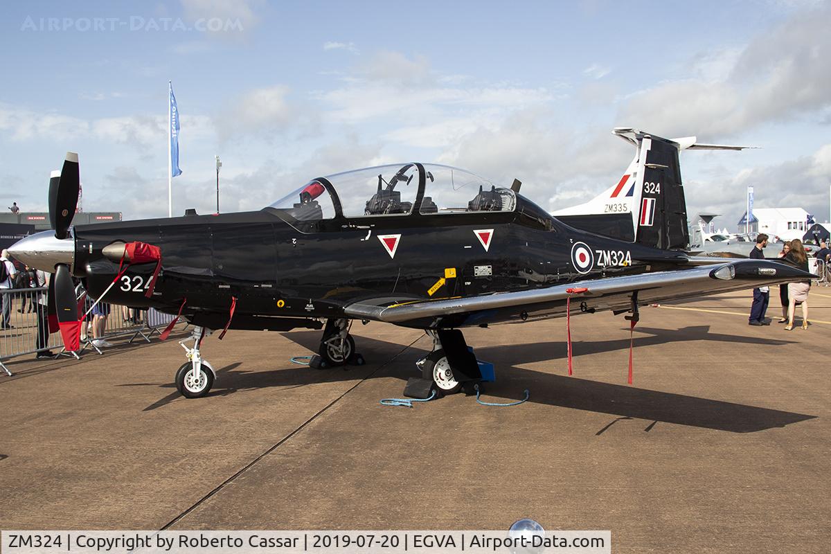 ZM324, 2017 Beechcraft T-6C Texan T.1 C/N PM-111, RIAT19