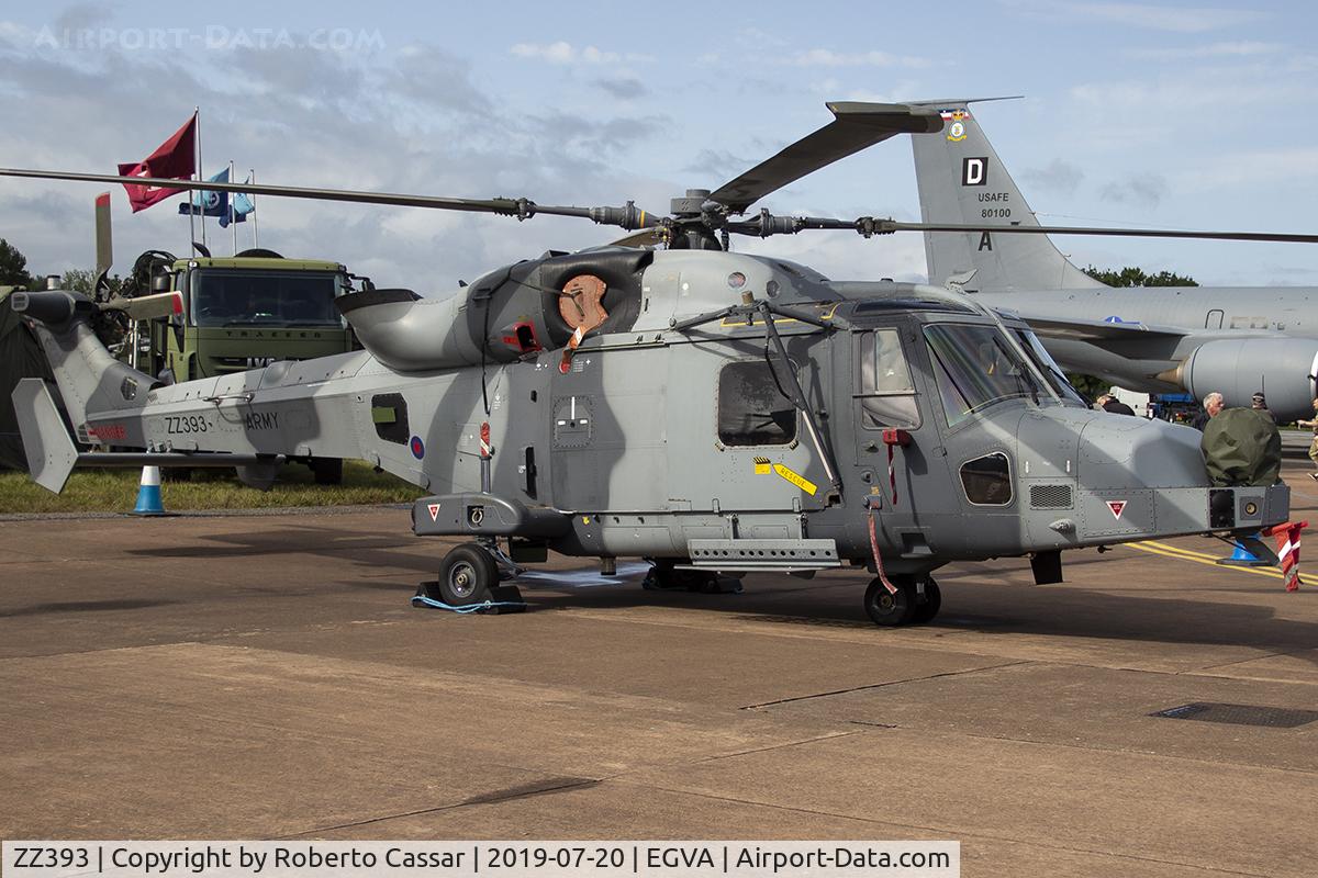 ZZ393, 2013 AgustaWestland AW-159 Wildcat AH.1 C/N 491, RIAT19