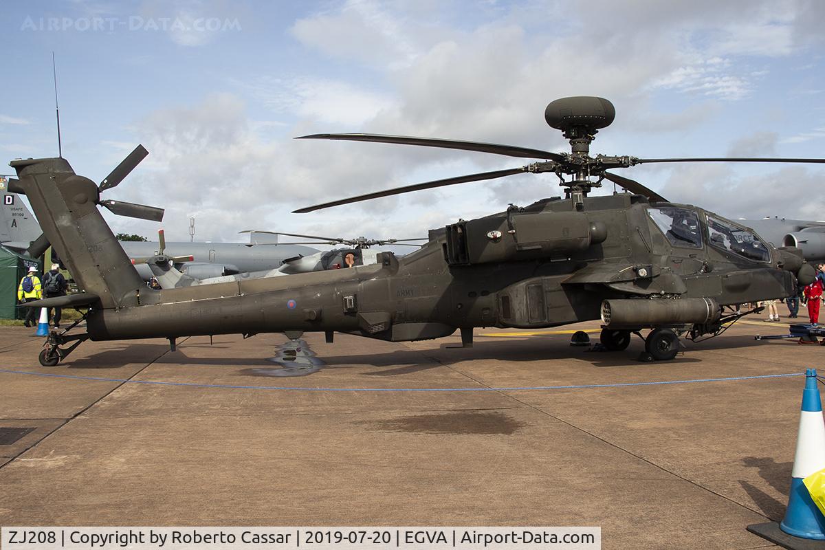 ZJ208, 2003 Westland Apache AH.1 C/N WAH.42, RIAT19