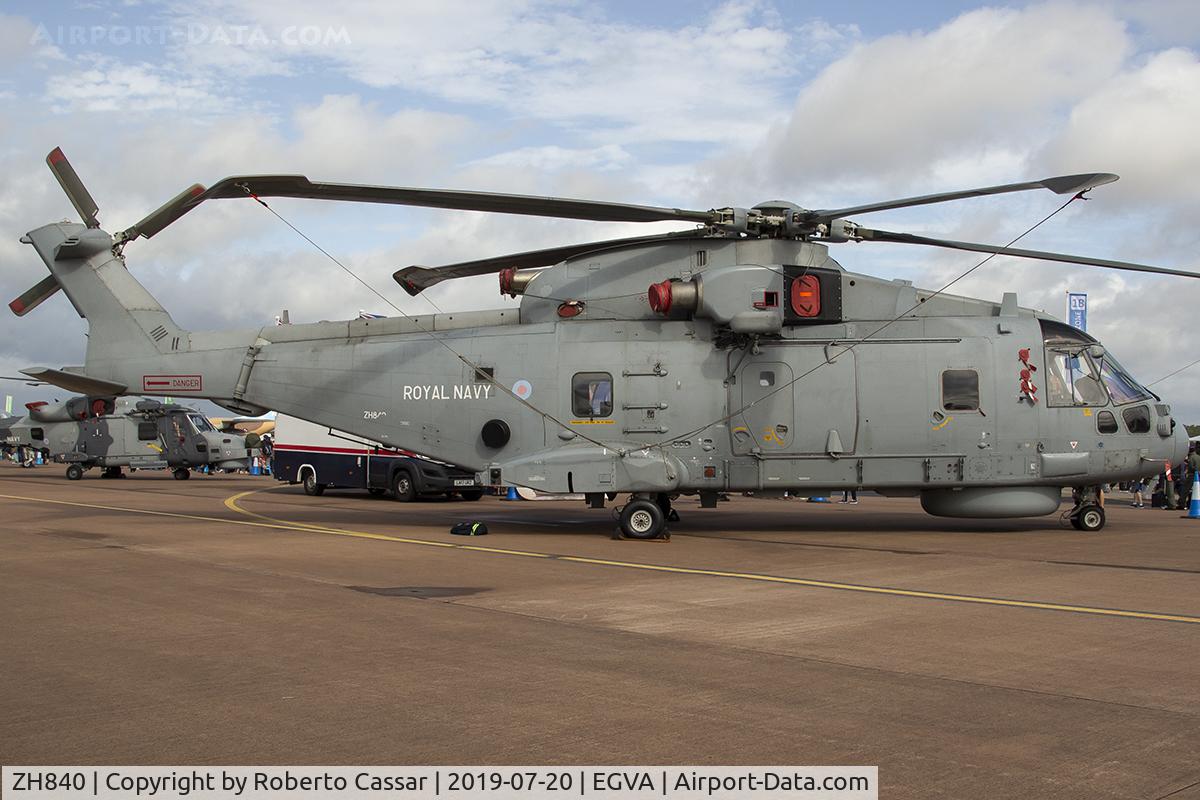 ZH840, AgustaWestland EH-101 Merlin HM1 (Mk111) C/N 50085/RN20, RIAT19