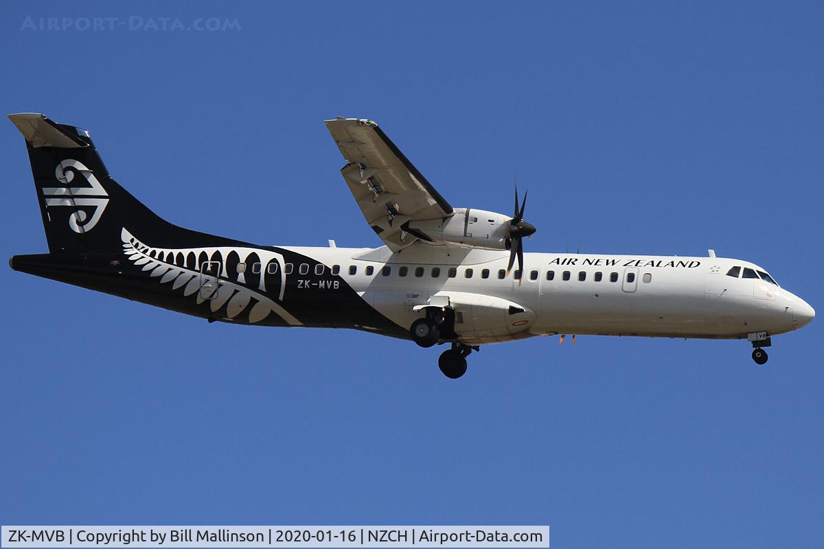 ZK-MVB, 2012 ATR 72-212A C/N 1065, from WLG
