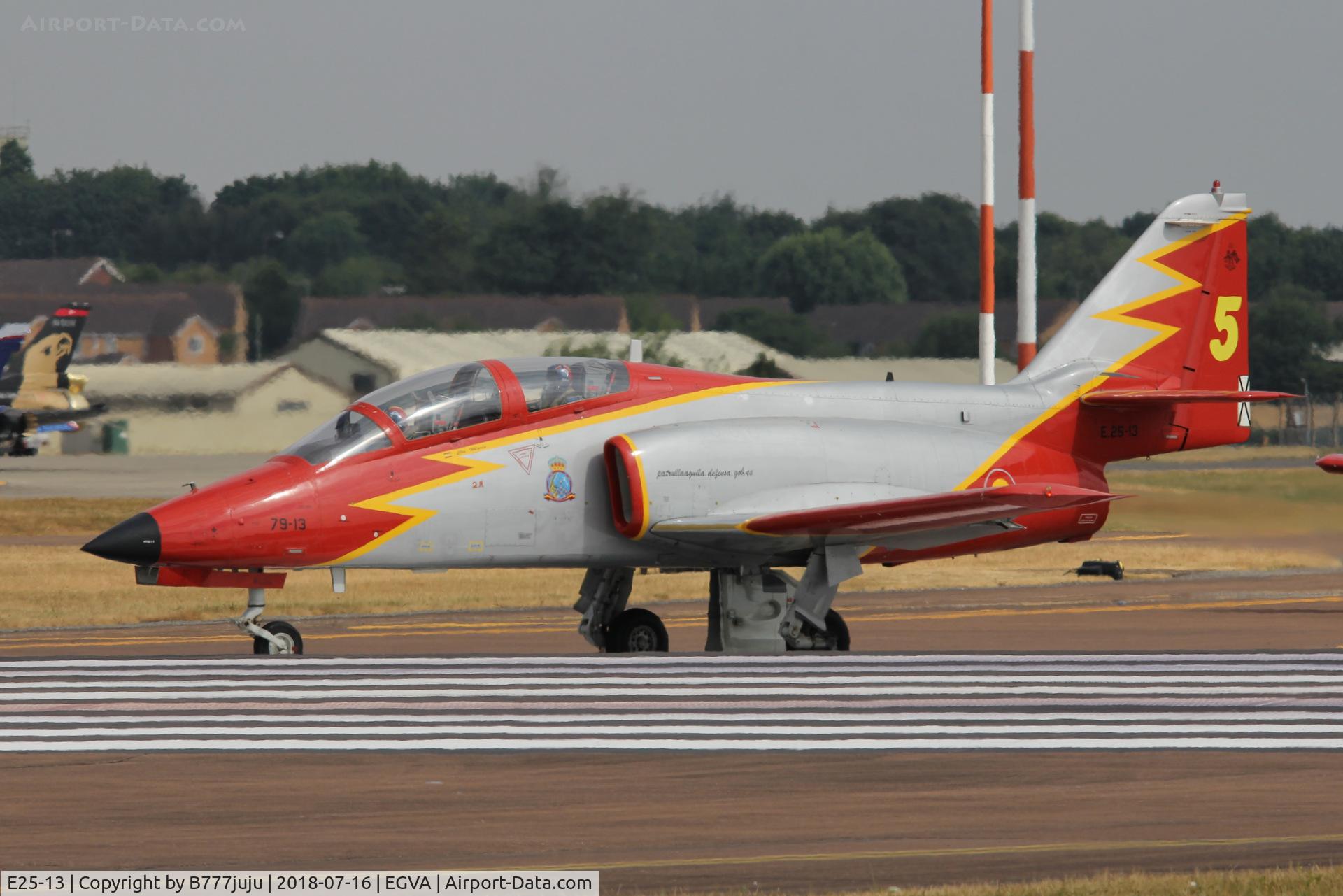 E25-13, CASA C-101EB Aviojet C/N EB01-13-013, at TATOO 2018
