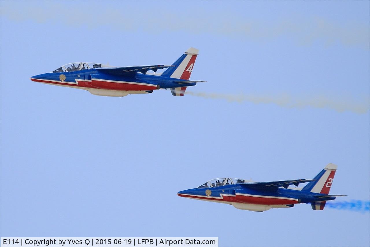 E114, Dassault-Dornier Alpha Jet E C/N E114, Dassault-Dornier Alpha Jet E (F-TERR), Athos 04 of Patrouille De France 2015, Paris-Le Bourget (LFPB-LBG) Air Show 2015