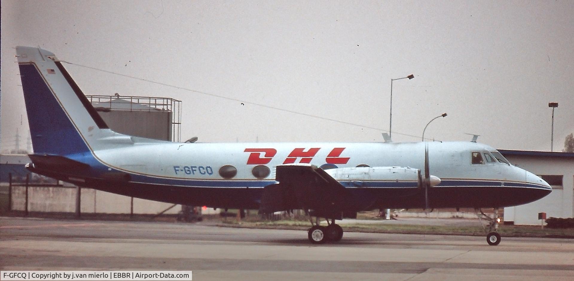 F-GFCQ, 1963 Grumman G-159 Gulfstream 1 C/N 140, Brussels DHL hub past times