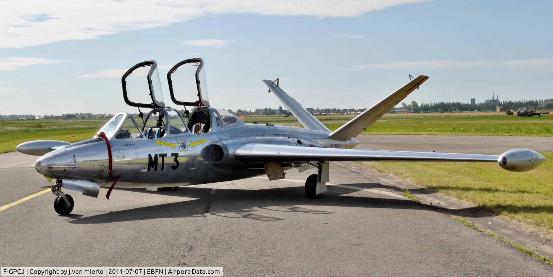 F-GPCJ, 1962 Fouga CM-170R Magister C/N 369, Koksijde, Belgium 2011