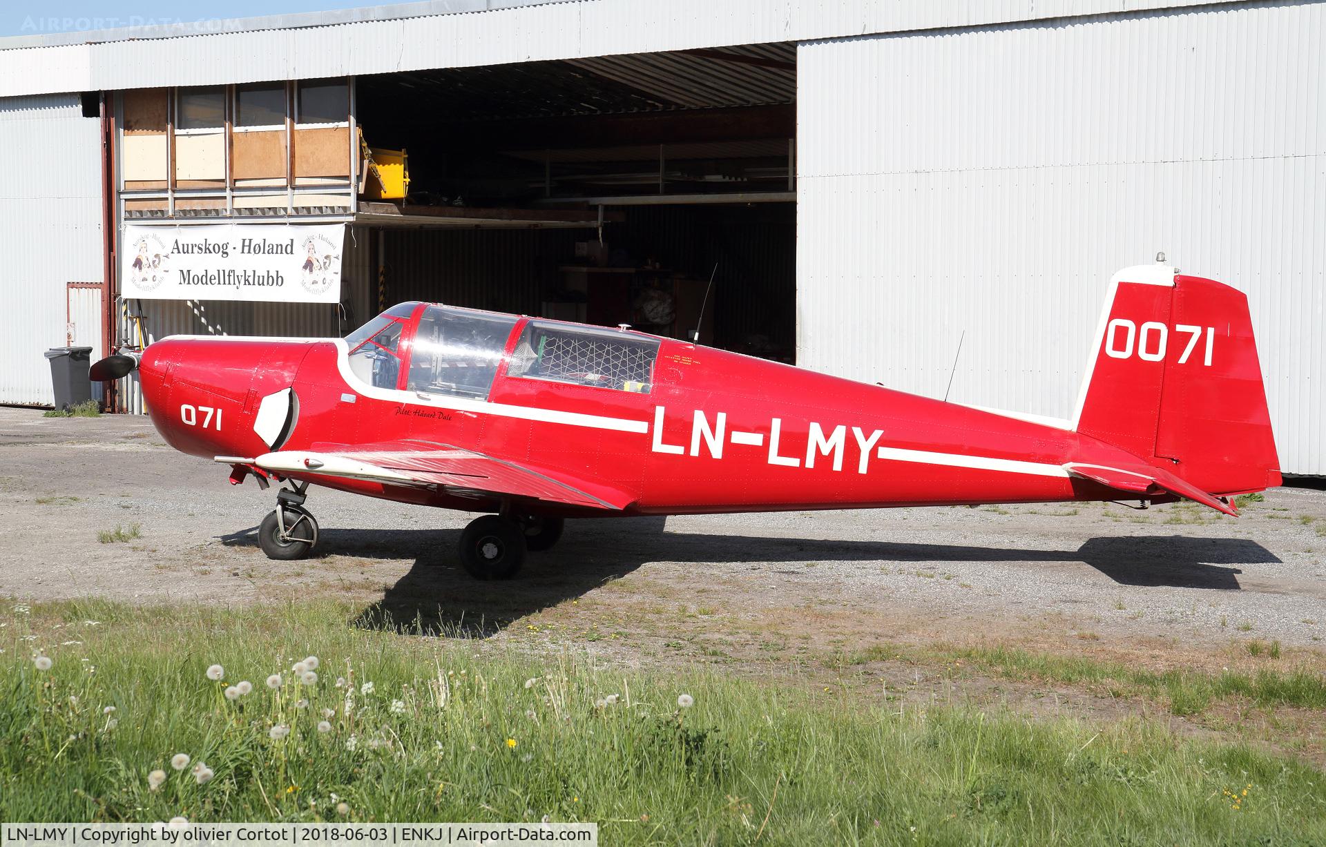 LN-LMY, Saab Sk.50B Safir C/N 91-281, Kjeller airfield